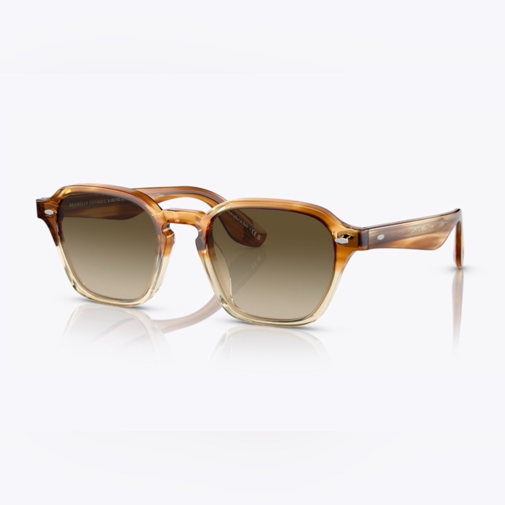 NEW Oliver Peoples xBrunello Cucinelli Griffo Sunglasses Honey VSB OV5499SU